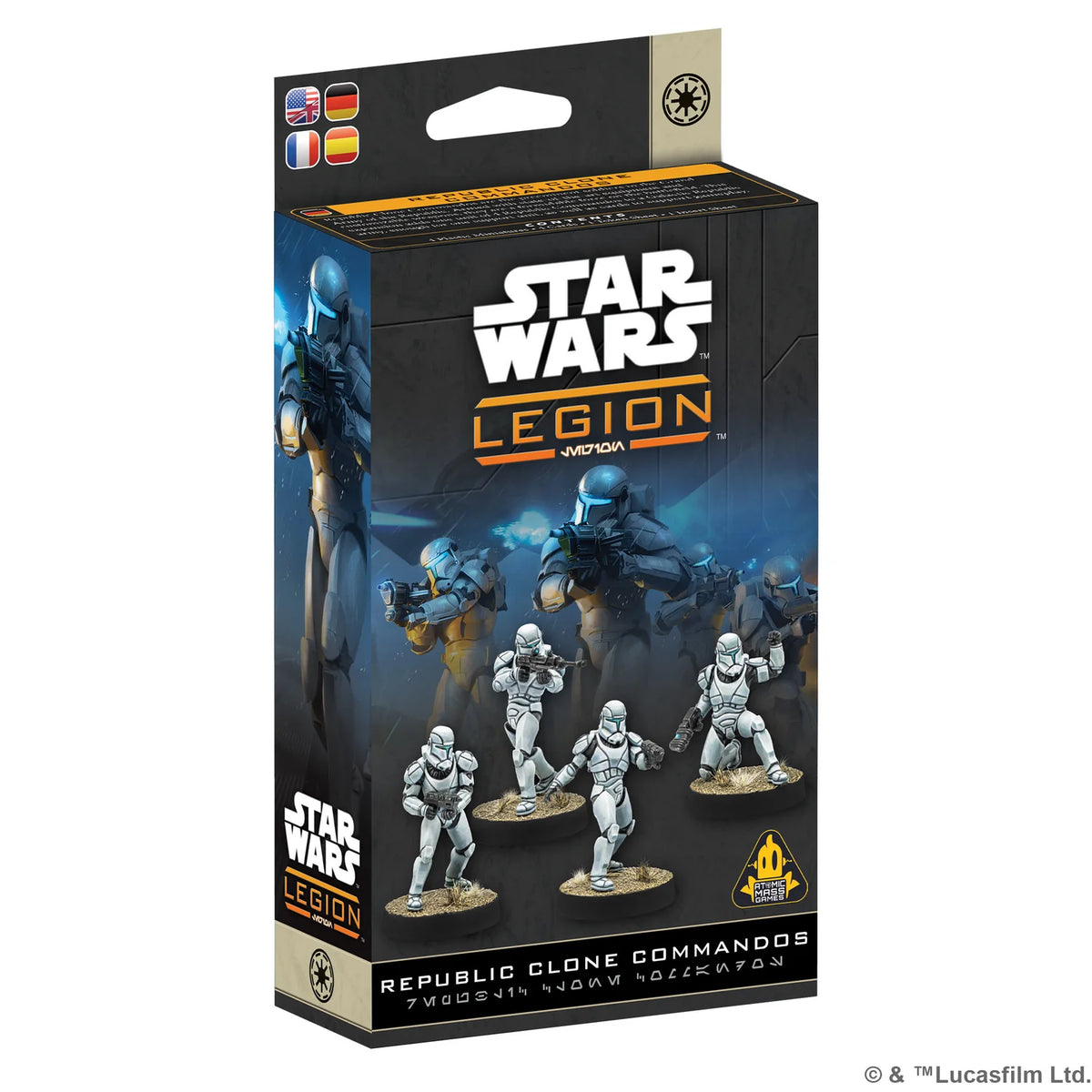 ASMODEE - Star Wars Legion: Republic Clone Commandos (Inglés)