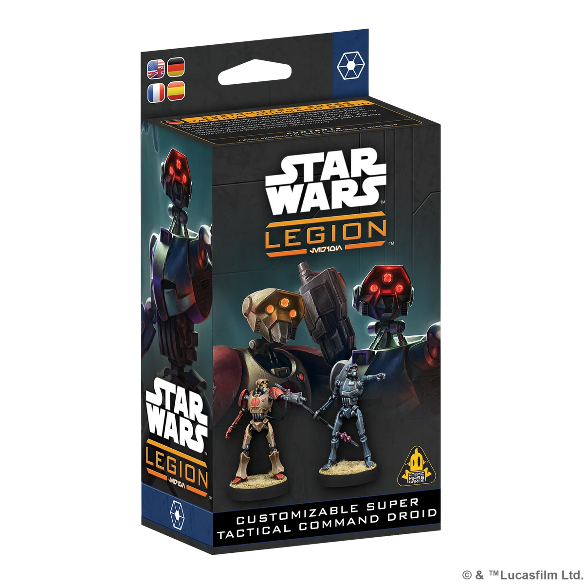 ASMODEE - Star Wars Legion: Customizable Super Tactical Command Droid (Inglés)