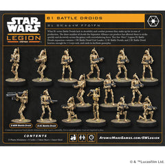 ASMODEE - Star Wars Legion: B1 Battle Droides (Inglés)