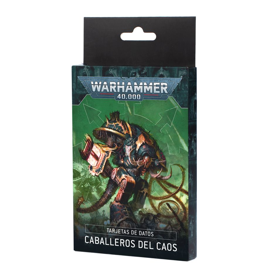CARTAS - WH40K Datasheet Cards: Chaos Knights (Español) - Gamesmart
