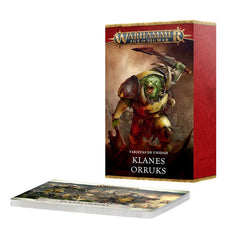 Warscroll Cards - Orruk Warclans (Español)