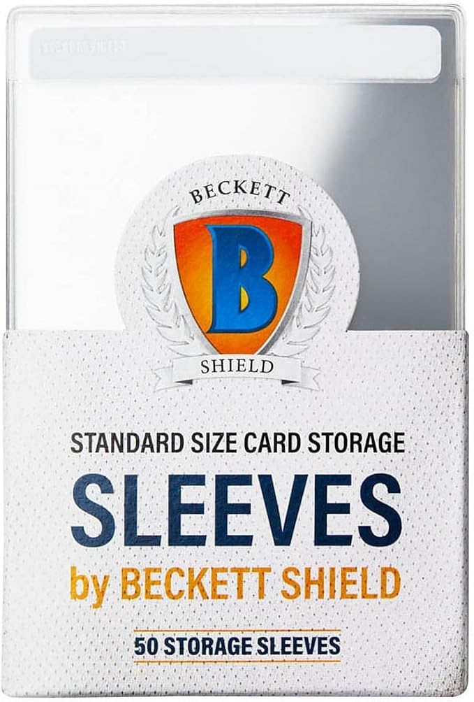 Beckett Shield - Standard Size Card Storage Sleeves c/50