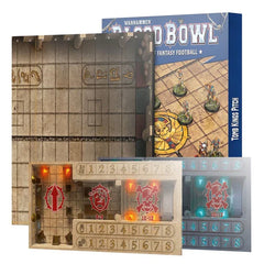 Blood Bowl - Tomb Kings Pitch: Double-sided Pitch & Dugouts