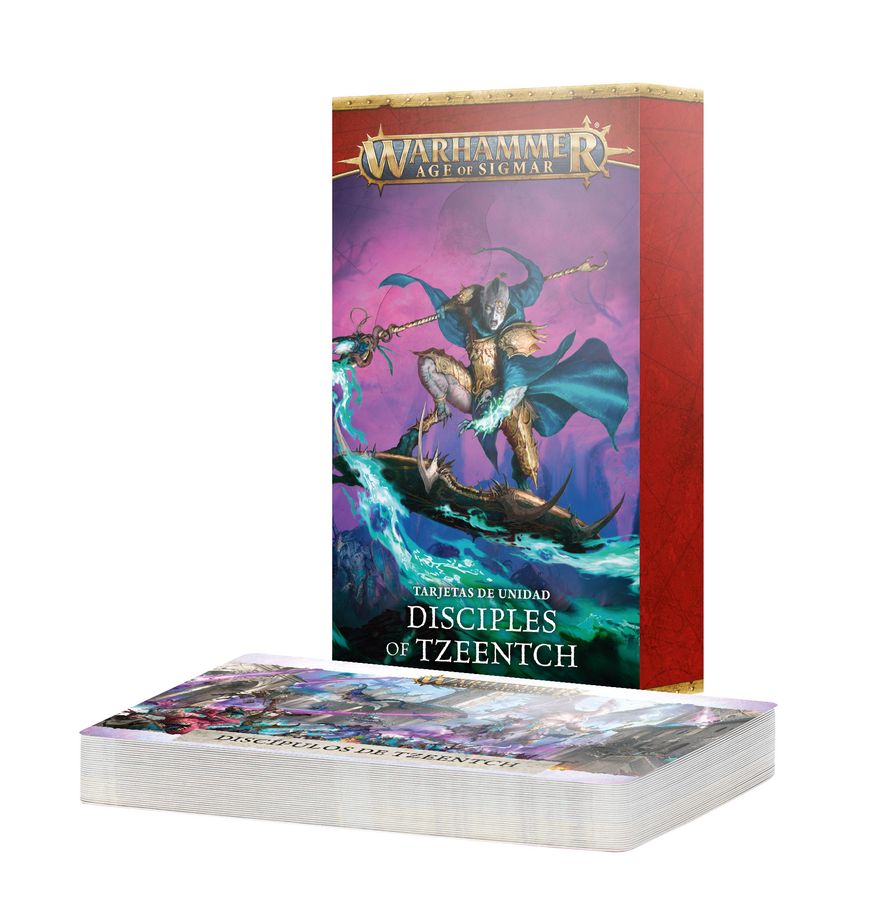 WHAOS - Warscroll Cards: Disciples of Tzeentch (Español)