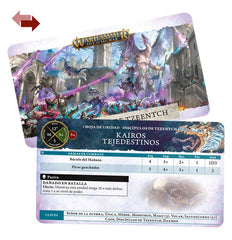 WHAOS - Warscroll Cards: Disciples of Tzeentch (Español)