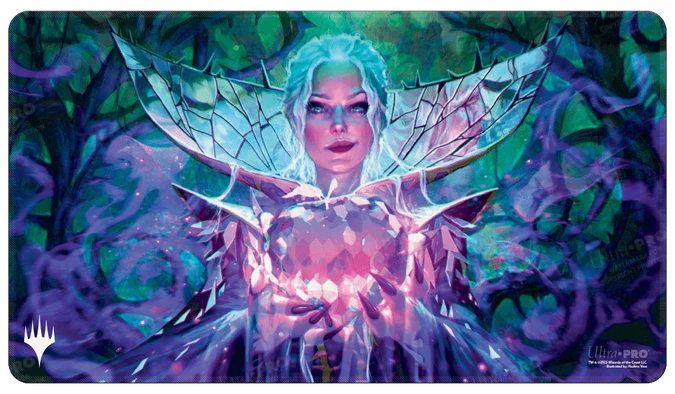 ULTRA PRO -  Playmat Wilds of Eldraine Crystal Apple AR Enhanced HOLOFOIL: for Magic the Gathering