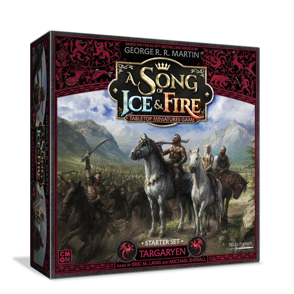 ASMODEE - GOT A Song of Ice & Fire Targaryen Starter Set (Inglés) - Gamesmart - Asmodee