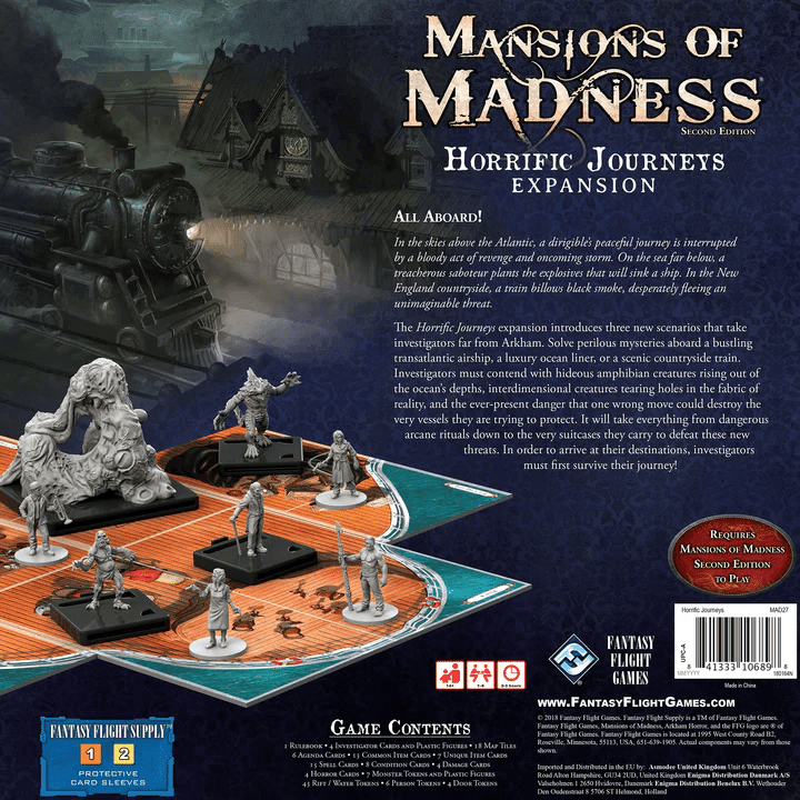 ASMODEE - Mansions of Madness: Horrific Journeys Expansion (Inglés) - Gamesmart - Asmodee