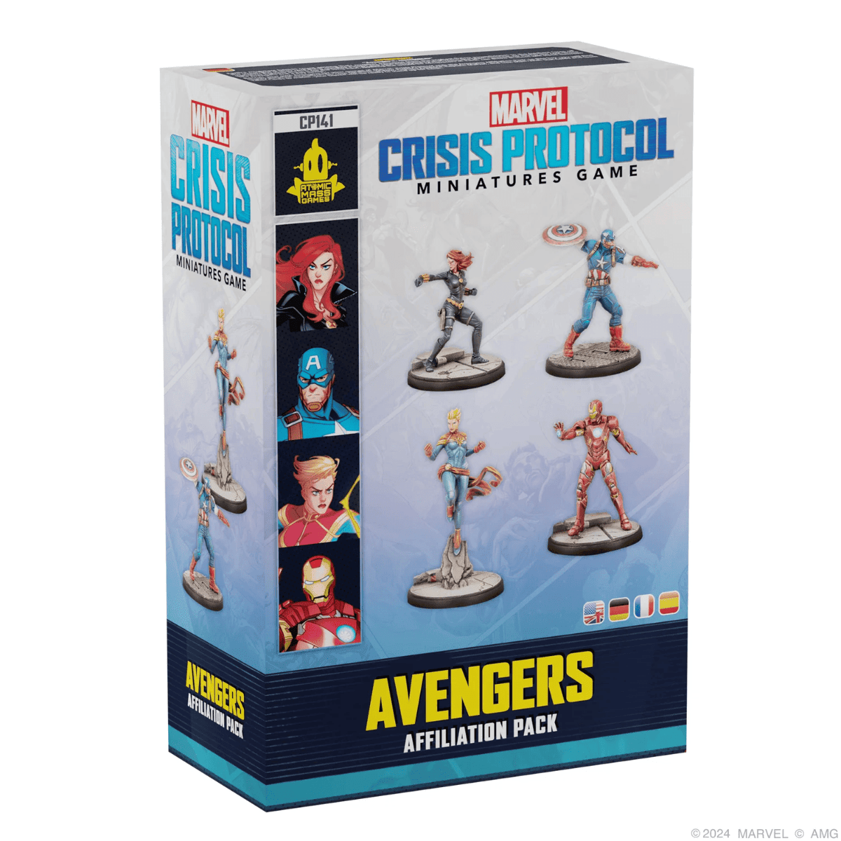 ASMODEE - Marvel Crisis Protocol Avengers Affiliation Pack (Inglés) - Gamesmart - Asmodee