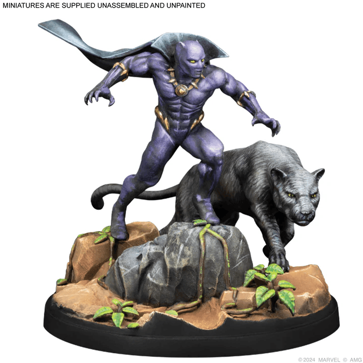 ASMODEE - Marvel Crisis Protocol Black Panther, Chosen of Bast & Namor, the Sub - Mariner (Inglés) - Gamesmart - Asmodee
