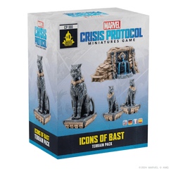 ASMODEE - Marvel Crisis Protocol Icons of Bast Terrain Pack (Inglés) - Gamesmart - Asmodee