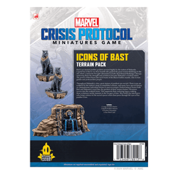 ASMODEE - Marvel Crisis Protocol Icons of Bast Terrain Pack (Inglés) - Gamesmart - Asmodee