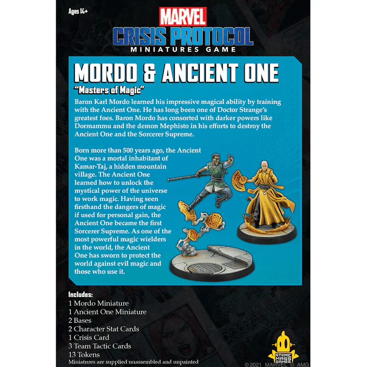 ASMODEE - Marvel Crisis Protocol Mordo & Ancient One (Inglés) - Gamesmart - Asmodee