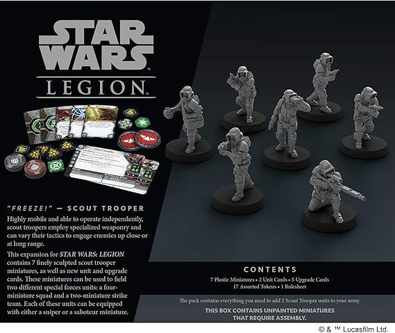 ASMODEE - Star Wars Legion: Imperial Scout Troopers Unit Expansion - Gamesmart - Asmodee