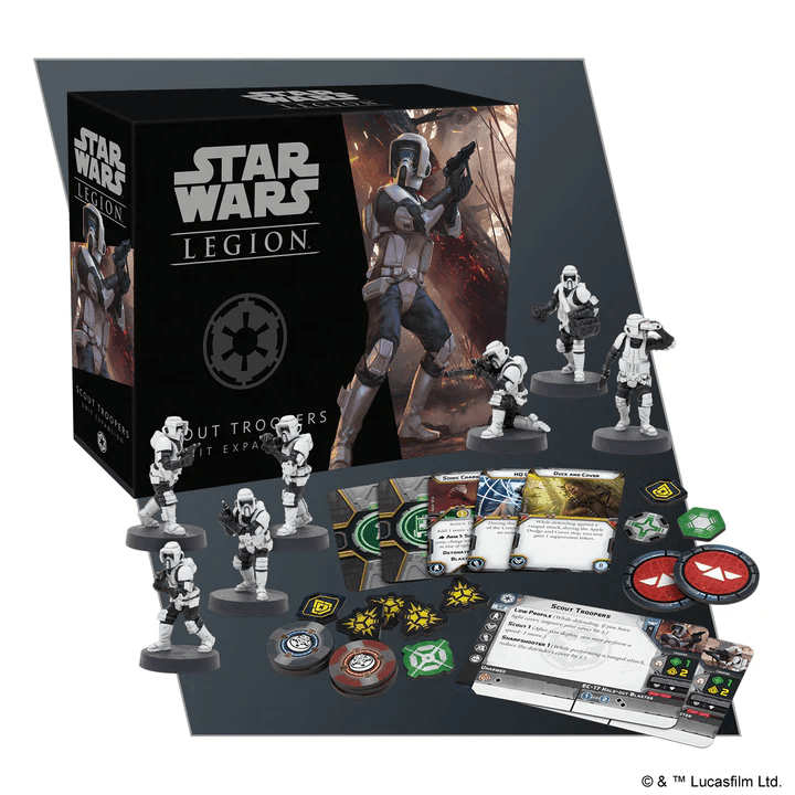 ASMODEE - Star Wars Legion: Imperial Scout Troopers Unit Expansion - Gamesmart - Asmodee