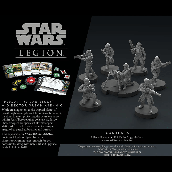 ASMODEE - Star Wars Legion - Imperial Shoretroopers Unit Expansion - Gamesmart - Asmodee
