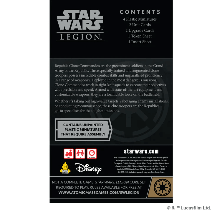 ASMODEE - Star Wars Legion Republic Clone Commandos - Gamesmart - Asmodee