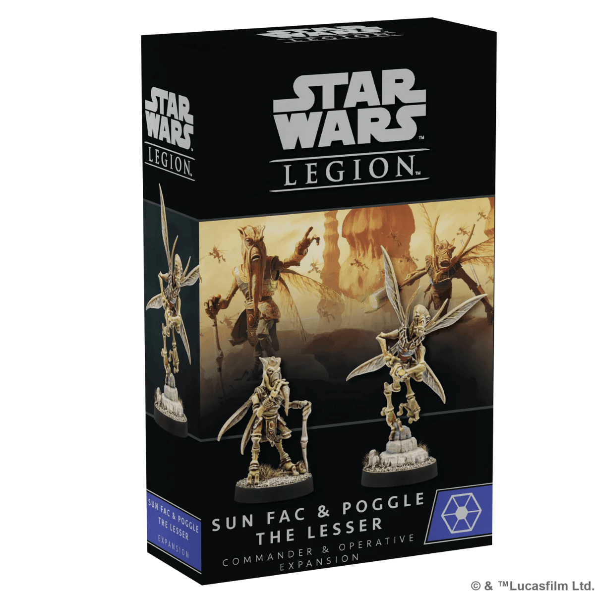 ASMODEE - Star Wars Legion Sun Fac and Poggle the Lesser Operative and Commander Expansion - Gamesmart - Asmodee