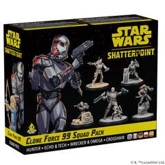 ASMODEE - Star Wars Shatterpoint Clone Force 99 Squad Pack - Gamesmart - Asmodee