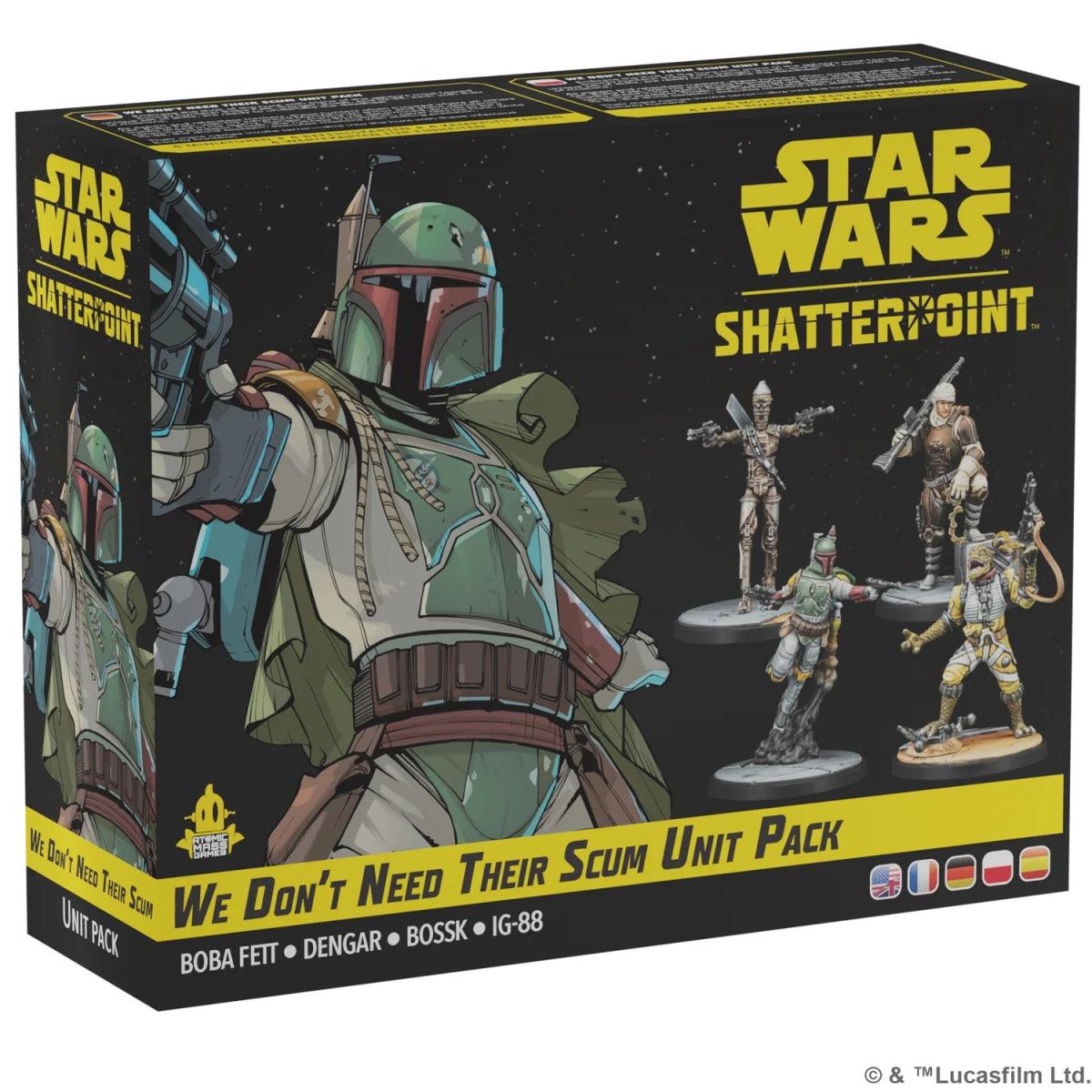 ASMODEE - Star Wars Shatterpoint: We Don't Need Their Scum Unit Pack - Gamesmart - Asmodee