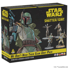 ASMODEE - Star Wars Shatterpoint: We Don't Need Their Scum Unit Pack - Gamesmart - Asmodee