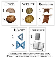 ASMODEE - Tainted Grail Upgraded Resources (Inglés) - Gamesmart - Asmodee