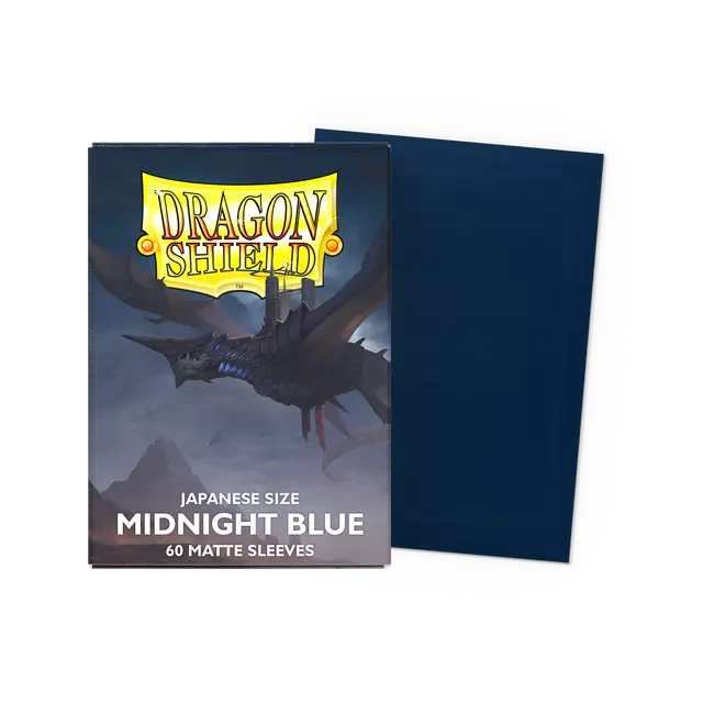 Dragon Shield - Micas Matte Small JPN Size: Midnight Blue c/60