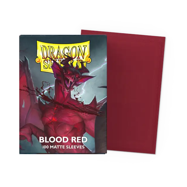 Dragon Shield - Micas Matte STND Blood Red c/100