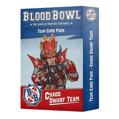 CARTAS - Blood Bowl Chaos Dwarf Team (Inglés) - Gamesmart - Games Workshop