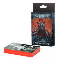CARTAS - Datasheet Cards Chaos Space Marines (Inglés) - Gamesmart - Games Workshop