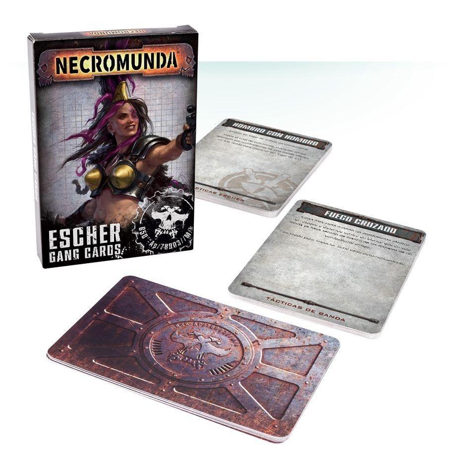 CARTAS - Necromunda Escher Gang Cards (Español) - Gamesmart - Games Workshop