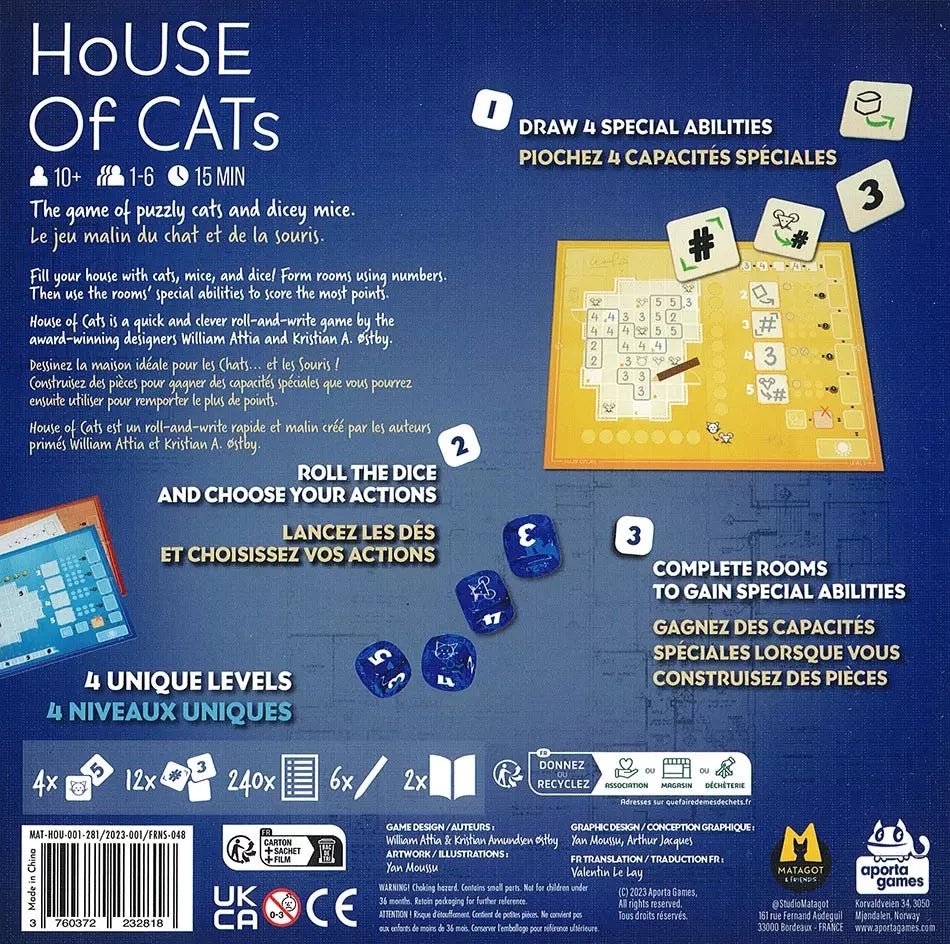 ASMODEE - House of Cats (Inglés)
