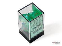 CHESSEX - Dados Poliédricos Borealis Light Green/gold Luminary - Gamesmart - Chessex