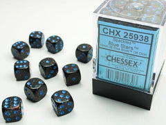 CHESSEX - Dados Speckled Blue Stars 12mm c/36 - Gamesmart - Chessex