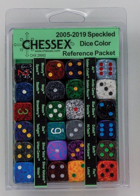 CHESSEX - Dados Speckled Color Reference Packet c/24 - Gamesmart - Chessex