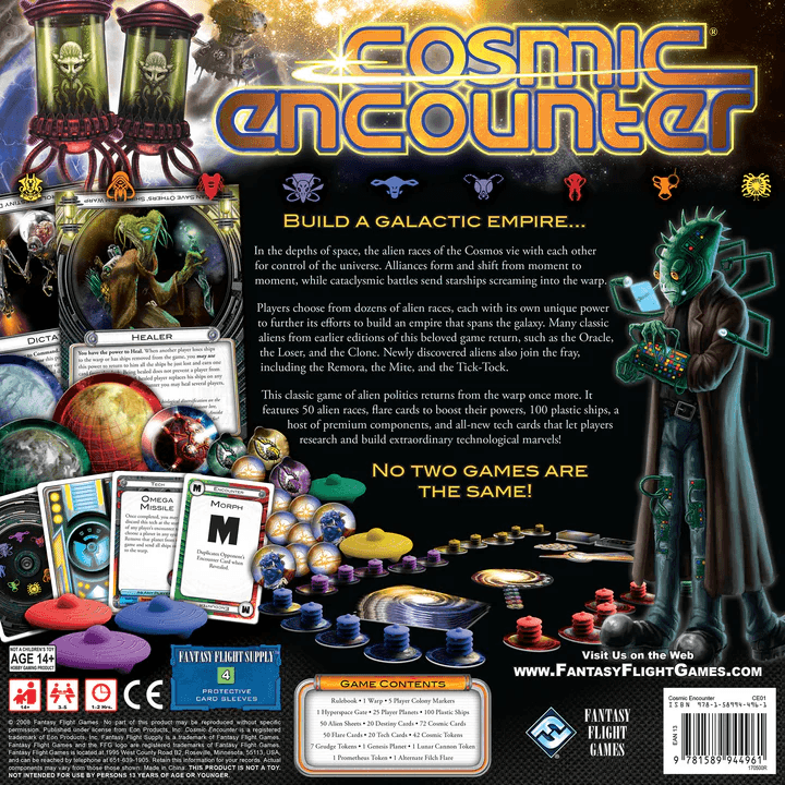 ASMODEE - Cosmic Encounters (Inglés)