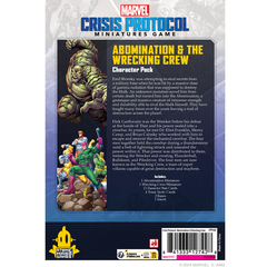 ASMODEE - Marvel Crisis Protocol: Abomination & The Wrecking Crew (Inglés) - Gamesmart