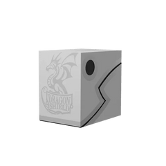 Dragon Shield - Deck Double Shell Ashen White/Black - Gamesmart - Dragon Shield