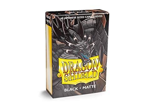 Dragon Shield - Micas Small JPN Size Black Matte c/60 - Gamesmart
