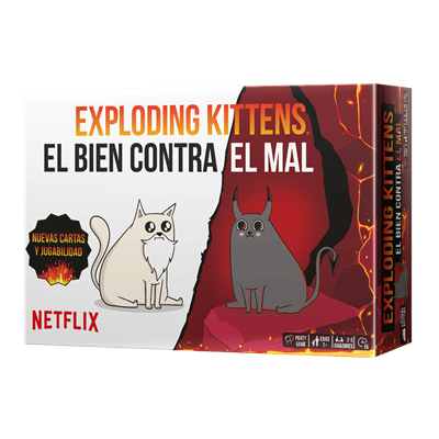 ASMODEE - Exploding Kittens: Bien vs Mal (Español)