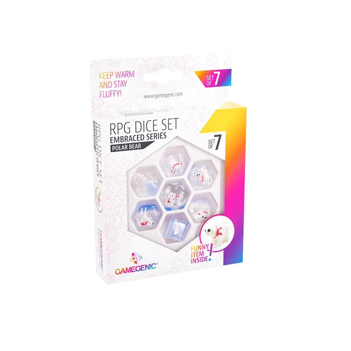Gamegenic - Embraced Series Polar Bear RPG Dice Set c/7 - Gamesmart - Gamegenic