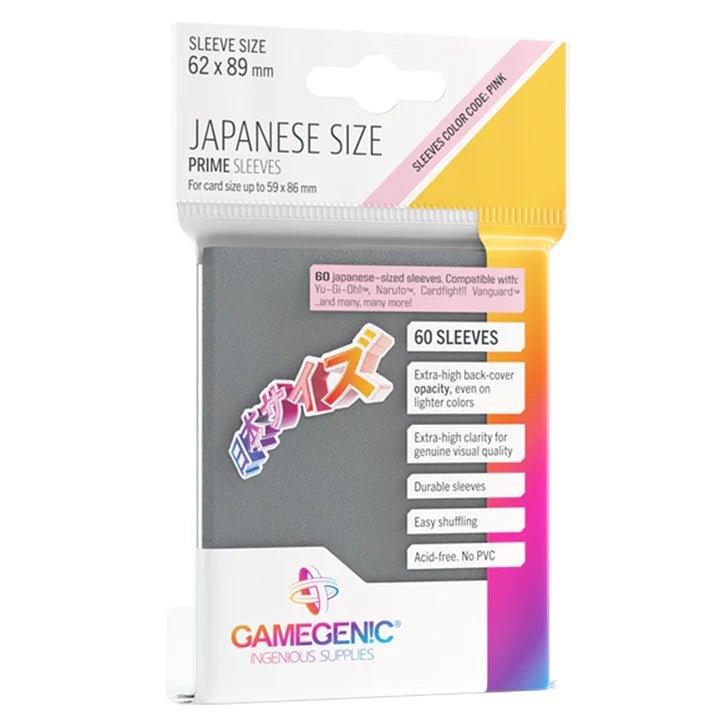 Gamegenic - Micas Japanese Size Prime Dark Gray c/60 - Gamesmart - Gamegenic