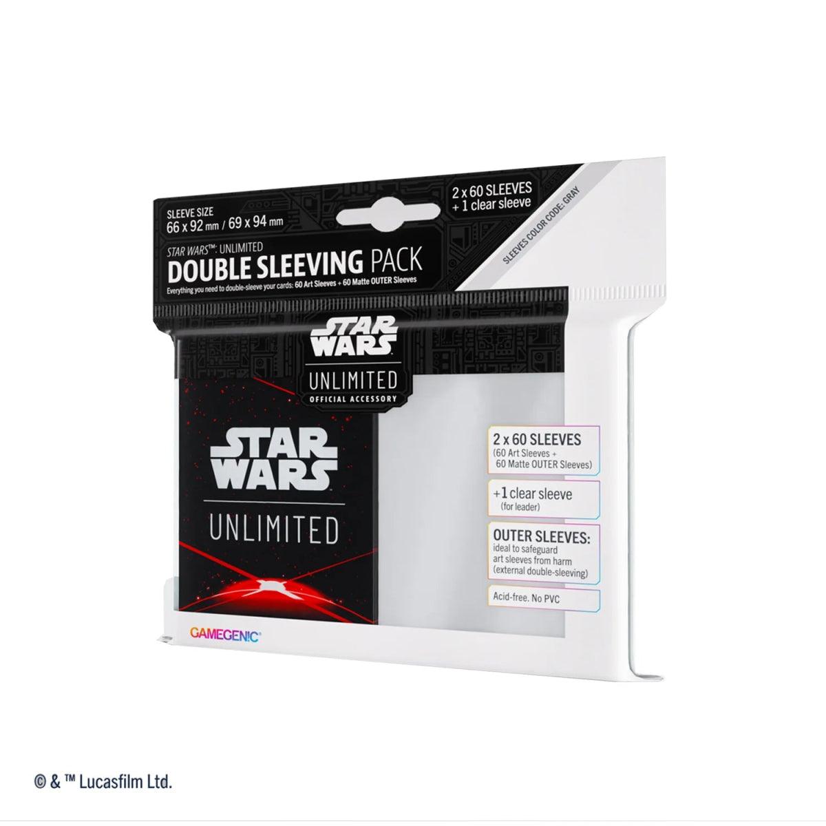 Gamegenic - Micas Star Wars Unlimited Art Double Pack Back Red c/60 - Gamesmart - Gamegenic