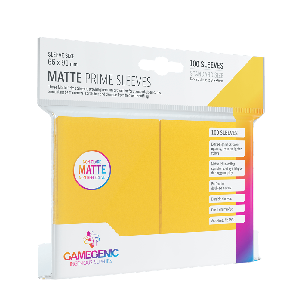Gamegenic - Micas Matte Prime: Yellow c/100