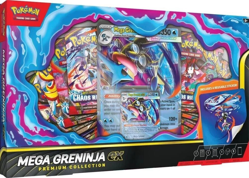 Pokémon - Mega Greninja ex Premium Collection (Inglés)