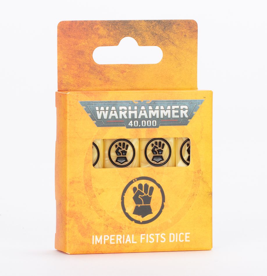 Dados - WH40K Imperial Fists Dice