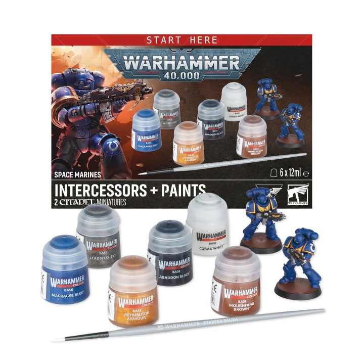 WH40K - Space Marines Intercessors + Paints