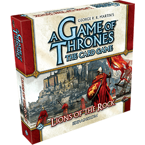 JUEGOS DE MESA - A Game of Thrones TCG Lions of the Rock Expansion Inglés - Gamesmart - Devir