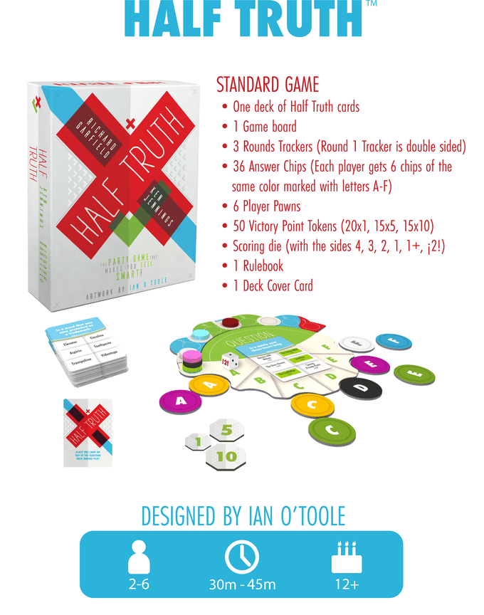 JUEGOS DE MESA - Half Truth Boardgame (Inglés) - Gamesmart - Devir