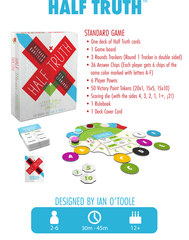 JUEGOS DE MESA - Half Truth Boardgame (Inglés) - Gamesmart - Devir
